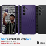 Spigen Samsung Galaxy S24 Skal Liquid Air Deep Purple