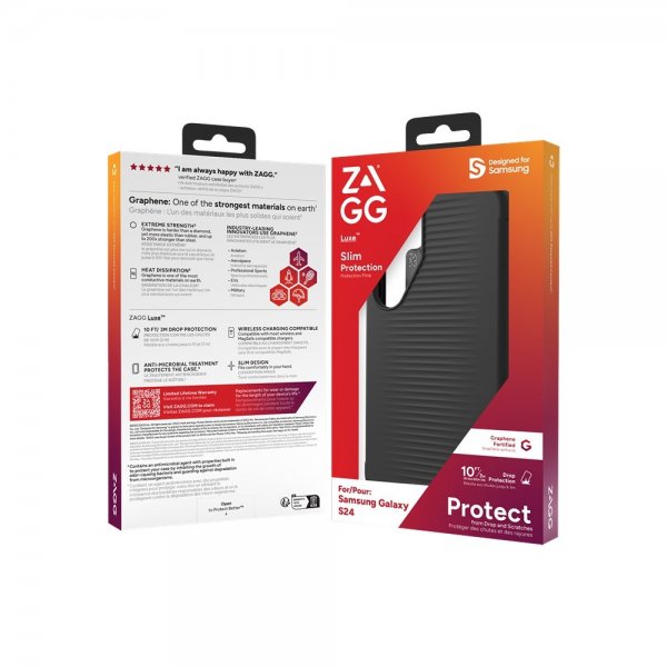 ZAGG Samsung Galaxy S24 Skal Luxe Svart