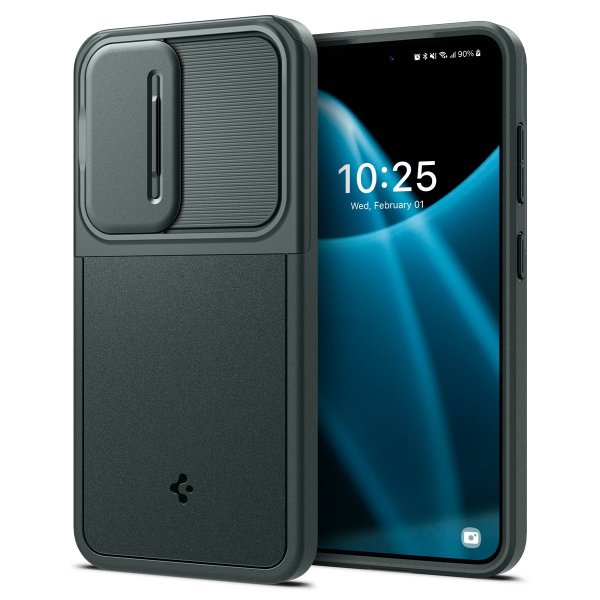 Spigen Samsung Galaxy S24 Skal Optik Armor Abyss Green