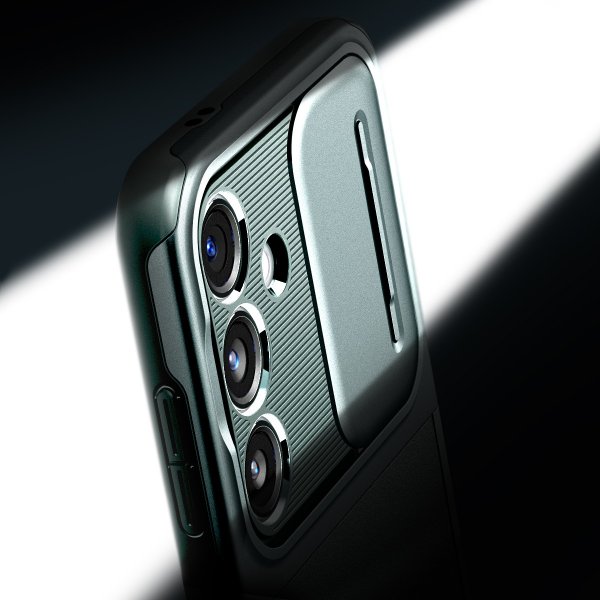 Spigen Samsung Galaxy S24 Skal Optik Armor Abyss Green