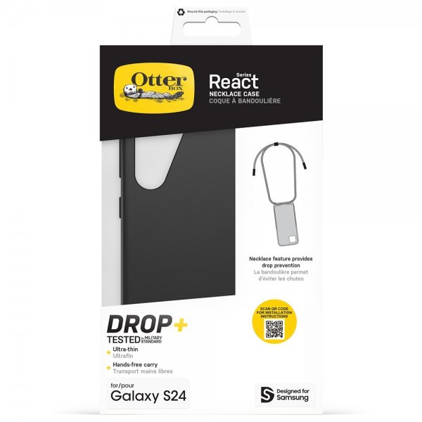 Otterbox Samsung Galaxy S24 Skal React Necklace Svart