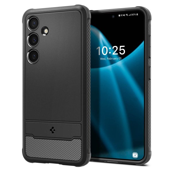 Spigen Samsung Galaxy S24 Skal Rugged Armor Matte Black