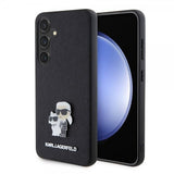 Karl Lagerfeld Samsung Galaxy S24 Skal Saffiano Karl & Choupette Svart
