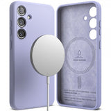 Ringke Samsung Galaxy S24 Skal Silicone Magnetic Lavender