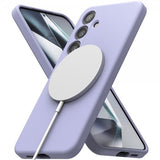 Ringke Samsung Galaxy S24 Skal Silicone Magnetic Lavender