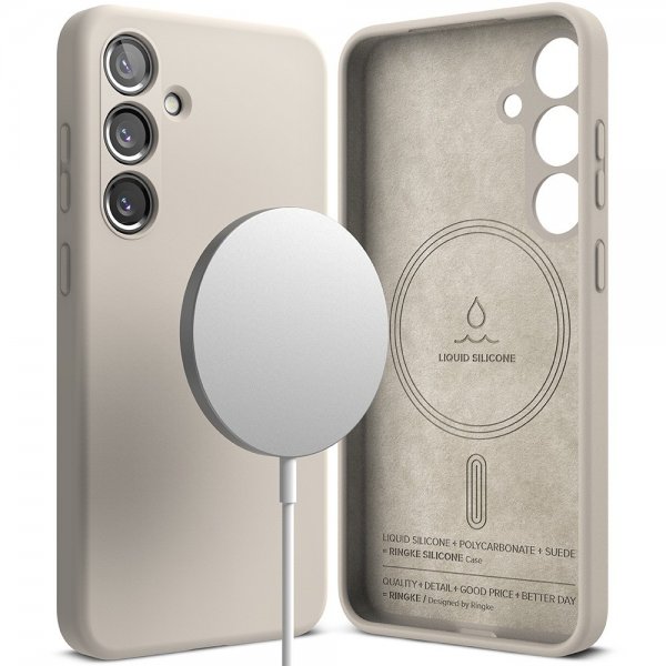 Ringke Samsung Galaxy S24 Skal Silicone Magnetic Stone