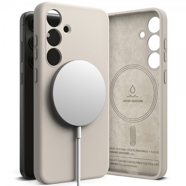 Ringke Samsung Galaxy S24 Skal Silicone Magnetic Stone
