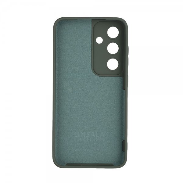 Onsala Samsung Galaxy S24 Skal Silikon Olive Green