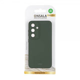 Onsala Samsung Galaxy S24 Skal Silikon Olive Green