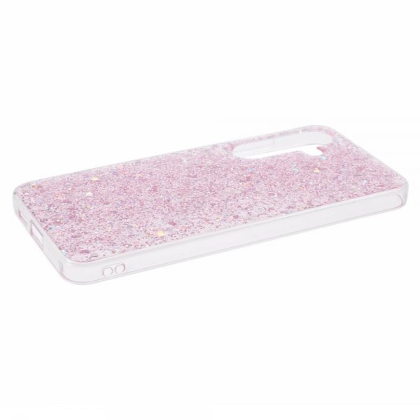 Nordic Covers Samsung Galaxy S24 Skal Sparkle Series Blossom Pink