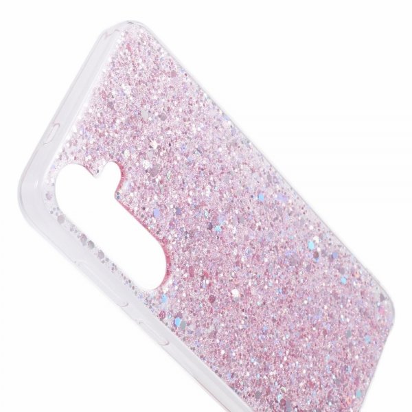 Nordic Covers Samsung Galaxy S24 Skal Sparkle Series Blossom Pink