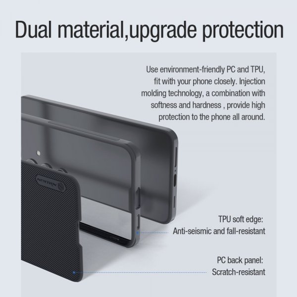 Nillkin Samsung Galaxy S24 Skal Super Frosted Shield Pro MagSafe Svart