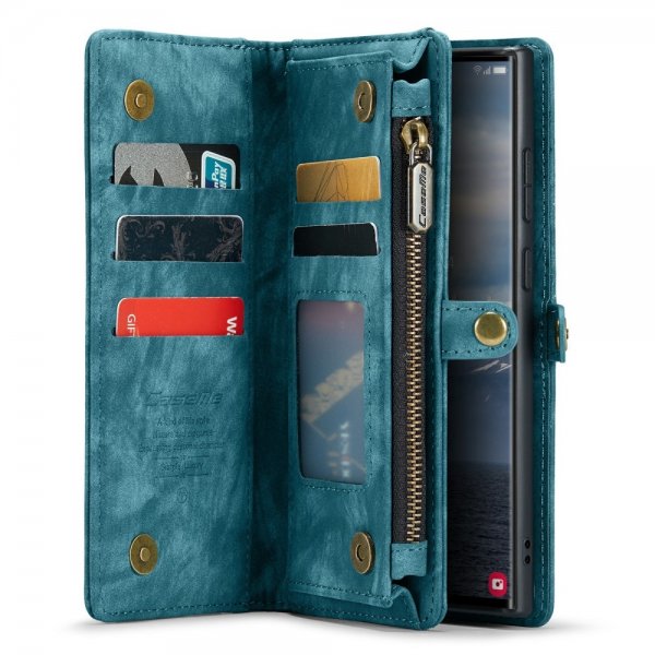 CaseMe Samsung Galaxy S24 Ultra Fodral 008 Series Löstagbart Skal Blå