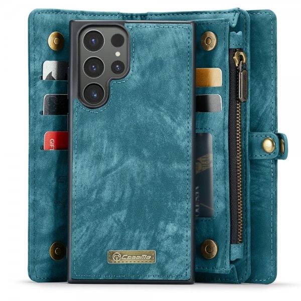 CaseMe Samsung Galaxy S24 Ultra Fodral 008 Series Löstagbart Skal Blå
