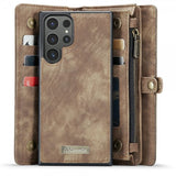 CaseMe Samsung Galaxy S24 Ultra Fodral 008 Series Löstagbart Skal Brun