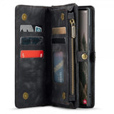 CaseMe Samsung Galaxy S24 Ultra Fodral 008 Series Löstagbart Skal Svart