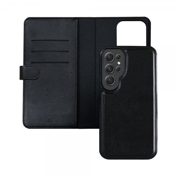 Xqisit Samsung Galaxy S24 Ultra Fodral 2-in-1 Wallet Case Svart