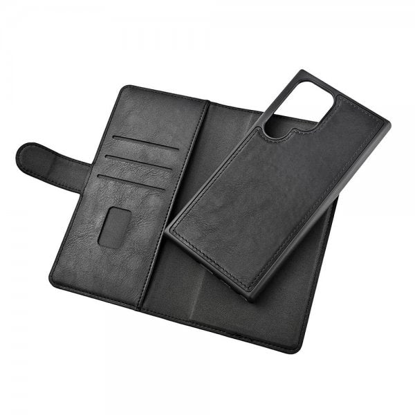 Gear Samsung Galaxy S24 Ultra Fodral 3 Kortfack Löstagbart Skal Svart