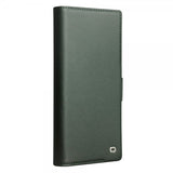 Qialino Samsung Galaxy S24 Ultra Fodral Äkta Läder Grön
