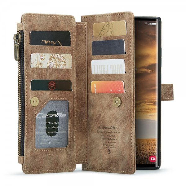 CaseMe Samsung Galaxy S24 Ultra Fodral C30 Series Brun