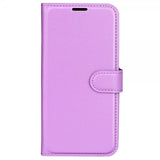 Samsung Galaxy S24 Ultra Fodral Litchi Lila