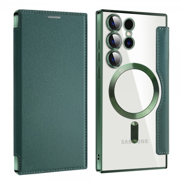 Samsung Galaxy S24 Ultra Fodral MagSafe Grön