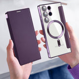 Samsung Galaxy S24 Ultra Fodral MagSafe Lila
