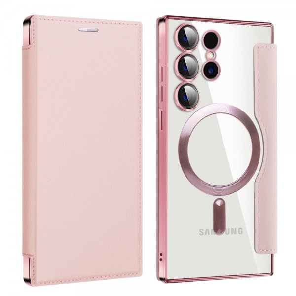 Samsung Galaxy S24 Ultra Fodral MagSafe Rosa
