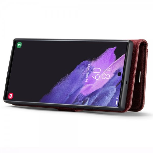 Dg.Ming Samsung Galaxy S24 Ultra Fodral med Löstagbart Skal Röd