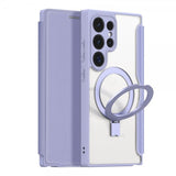 Dux Ducis Samsung Galaxy S24 Ultra Fodral Skin X Pro Series Kickstand MagSafe Lila