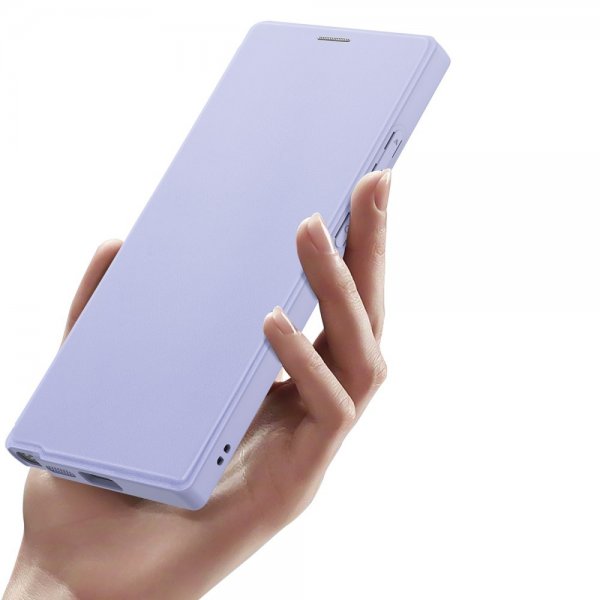 Dux Ducis Samsung Galaxy S24 Ultra Fodral Skin X Pro Series Kickstand MagSafe Lila