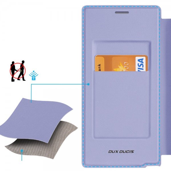 Dux Ducis Samsung Galaxy S24 Ultra Fodral Skin X Pro Series Kickstand MagSafe Lila