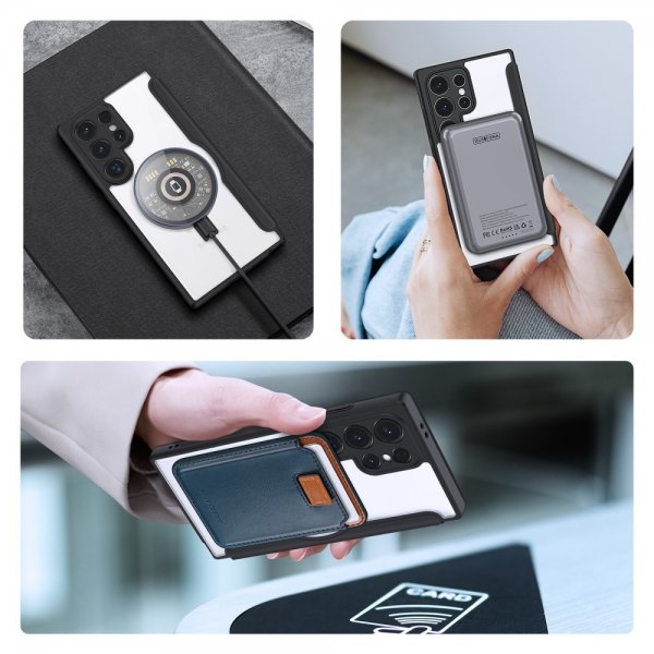 Dux Ducis Samsung Galaxy S24 Ultra Fodral Skin X Pro Series Kickstand MagSafe Svart