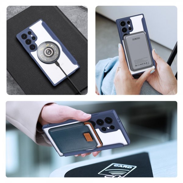 Dux Ducis Samsung Galaxy S24 Ultra Fodral Skin X Pro Series MagSafe Blå