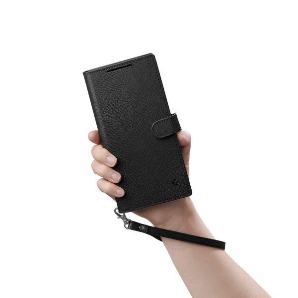 Spigen Samsung Galaxy S24 Ultra Fodral Wallet S Plus Svart