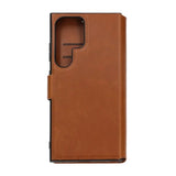 Rvelon Samsung Galaxy S24 Ultra Fodral 4 Kortfack Brun