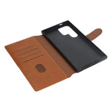 Rvelon Samsung Galaxy S24 Ultra Fodral 4 Kortfack Brun