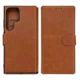 Rvelon Samsung Galaxy S24 Ultra Fodral 4 Kortfack Brun
