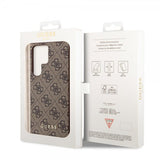 Guess Samsung Galaxy S24 Ultra Skal 4G Charm Brun