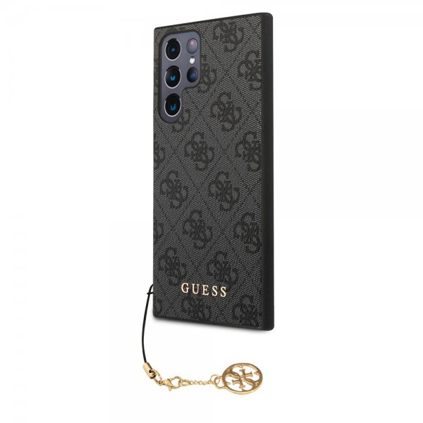 Guess Samsung Galaxy S24 Ultra Skal 4G Charm Grå