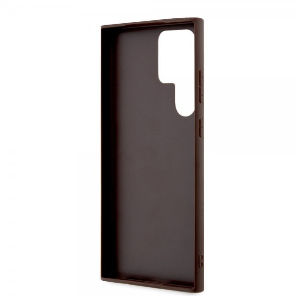 Guess Samsung Galaxy S24 Ultra Skal 4G Metal Logo Brun