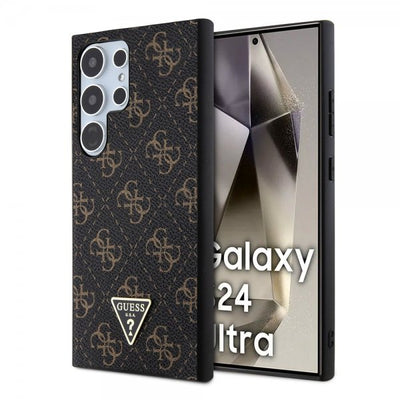 Guess Samsung Galaxy S24 Ultra Skal 4G Print Grained Svart