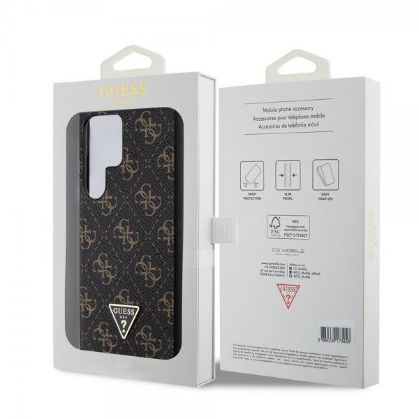Guess Samsung Galaxy S24 Ultra Skal 4G Print Grained Svart