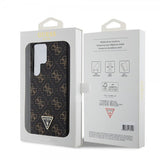 Guess Samsung Galaxy S24 Ultra Skal 4G Print Grained Svart