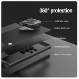 Nillkin Samsung Galaxy S24 Ultra Skal CamShield Prop Leather Blå