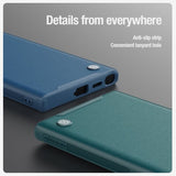 Nillkin Samsung Galaxy S24 Ultra Skal CamShield Prop Leather Blå