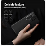 Nillkin Samsung Galaxy S24 Ultra Skal CamShield Prop Leather MagSafe Svart