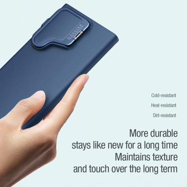 Nillkin Samsung Galaxy S24 Ultra Skal CamShield Silky Prop Blå