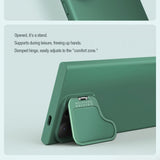 Nillkin Samsung Galaxy S24 Ultra Skal CamShield Silky Prop Grön