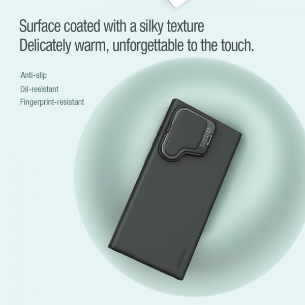 Nillkin Samsung Galaxy S24 Ultra Skal CamShield Silky Prop MagSafe Svart